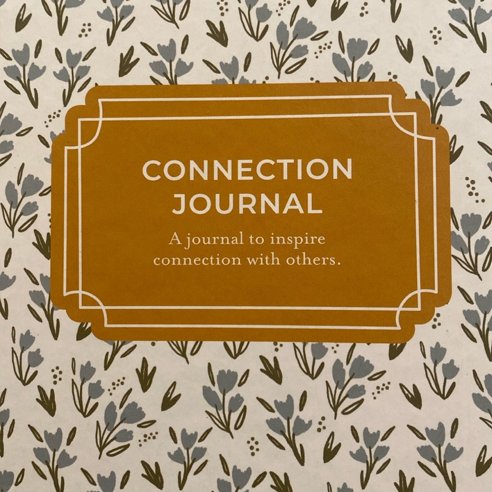 Connection journal, a journal to inspire connections with others